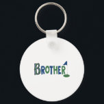 Brother Of The Birthday Boy Hole In One Golf Sport Keychain<br><div class="desc">Brother Of The Birthday Boy Hole In One Golf Sport Matching 2</div>