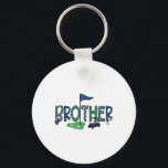 Brother Of The Birthday Boy Hole In One Golf Sport Keychain<br><div class="desc">Brother Of The Birthday Boy Hole In One Golf Sport Matching</div>
