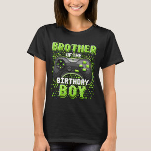 Brother Of The Birthday Boy Matching Video Game Bi T-Shirt