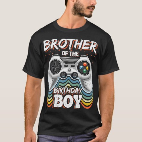 Brother of the Birthday Boy Matching Video Game Bi T_Shirt