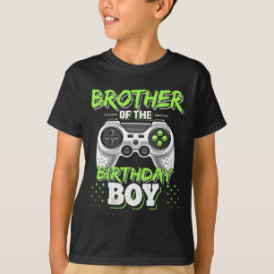 Brother Of The Birthday Boy Matching Video Game Bi T-Shirt