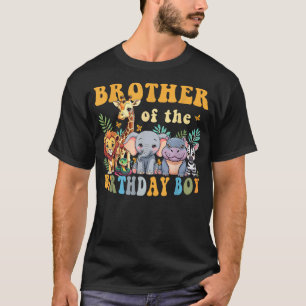 Brother of the Birthday Boy Safari Jungle Animal M T-Shirt