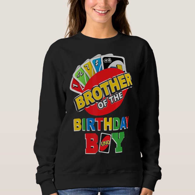 Brother of the Birthday Boy Shirt Uno Daddy Papa F (Front)