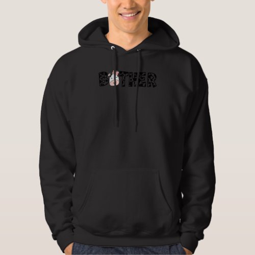 Brother Of The Birthday For Girl Cow Farm First Bi Hoodie