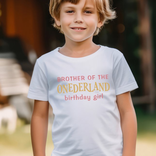 Brother of the birthday girl Alice in Wonderland  T-Shirt (Creator Uploaded)