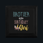 Brother Of The Birthday Girl Brother Gifts Unicorn Gift Box<br><div class="desc">Brother Of The Birthday Girl Brother Gifts Unicorn Birthday T-Shirt</div>