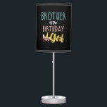 Brother Of The Birthday Girl Brother Gifts Unicorn Table Lamp<br><div class="desc">Brother Of The Birthday Girl Brother Gifts Unicorn Birthday T-Shirt_1</div>