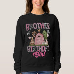 Brother Of The Birthday Girl Farm Cow Pink 1St Bir Sweatshirt<br><div class="desc">Brother Of The Birthday Girl Farm Cow Pink 1St Birthday</div>