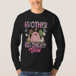 Brother Of The Birthday Girl Farm Cow Pink 1St Bir T-Shirt<br><div class="desc">Brother Of The Birthday Girl Farm Cow Pink 1St Birthday</div>