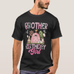 Brother Of The Birthday Girl Farm Cow Pink 1St Bir T-Shirt<br><div class="desc">Brother Of The Birthday Girl Farm Cow Pink 1St Birthday</div>