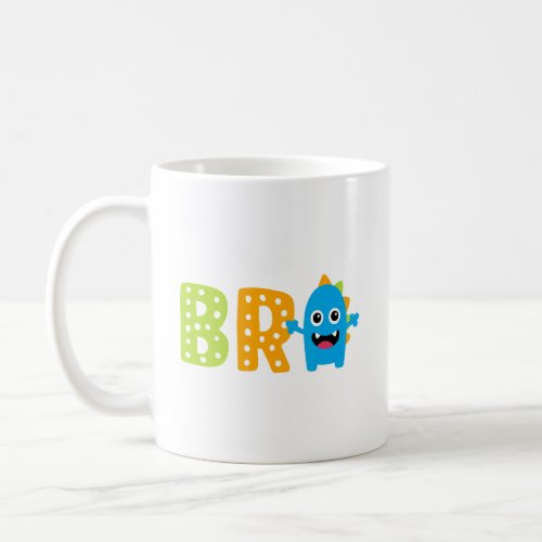 Brother Of The Birthday Monster 1st Birthday Famil Coffee Mug
