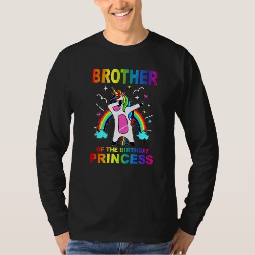 Brother Of The Birthday Princess Girl Dabbing Unic T_Shirt