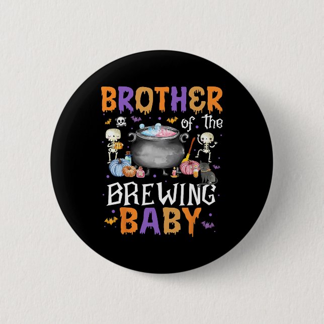 Brother Of The Brewing Ba  Button (Front)