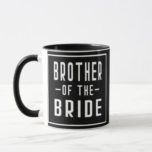Brother of the Bride Bachelor Matching Group Big Mug