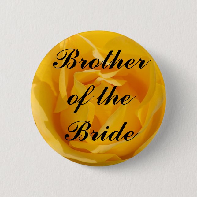 Brother of the Bride Button (Front)