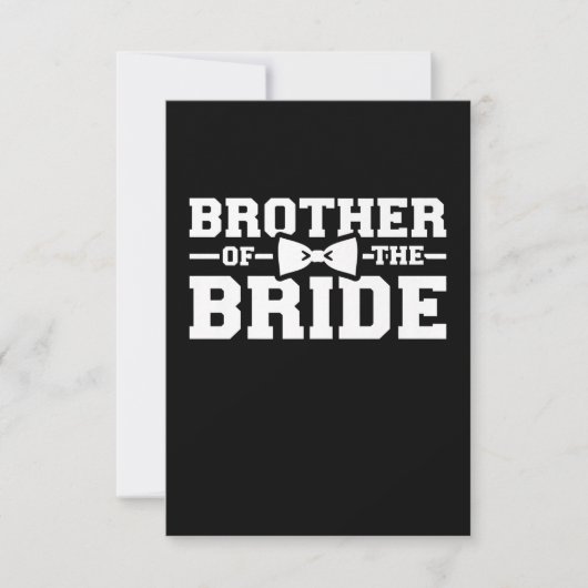 Brother Of The Bride Gift For Brother (Front)