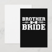 Brother Of The Bride Gift For Brother (Front/Back)