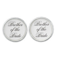 Brother of the Bride Gift Wedding Party Cufflinks