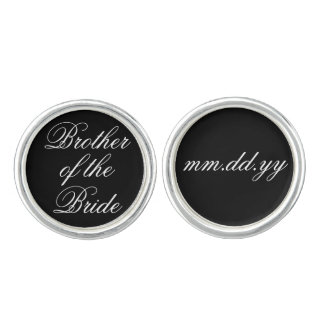 Brother of the Bride Gift Wedding Party Present Cu Cufflinks