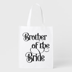Brother of the Bride Grocery Bag