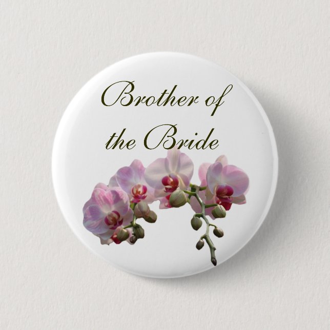 brother of the bride/groom button (Front)