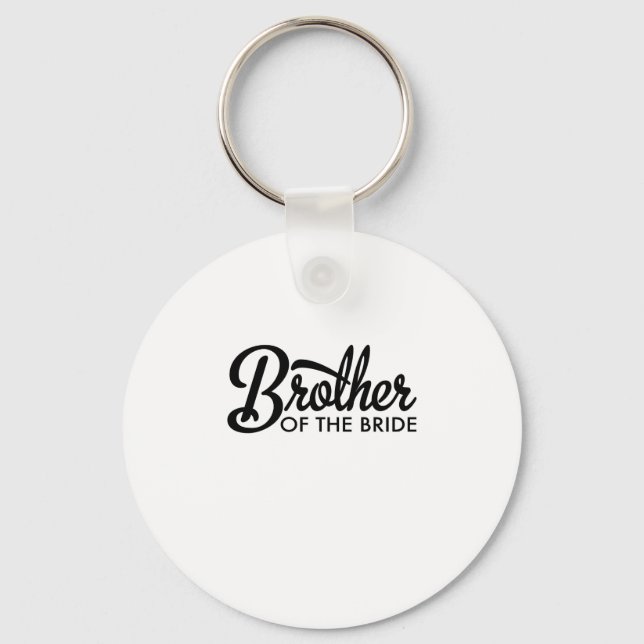Brother of the Bride Keychain (Front)