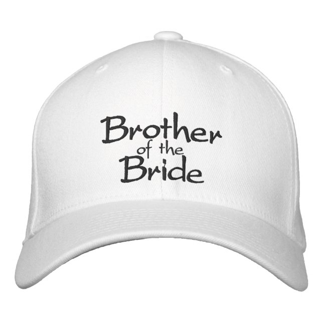 Brother of the Bride Stylish Embroidered Cap (Front)