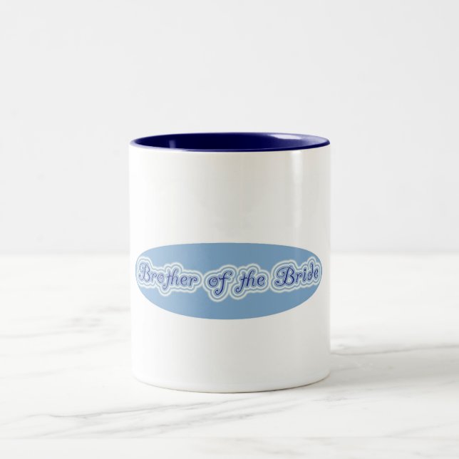 Brother of the Bride Two-Tone Coffee Mug (Center)
