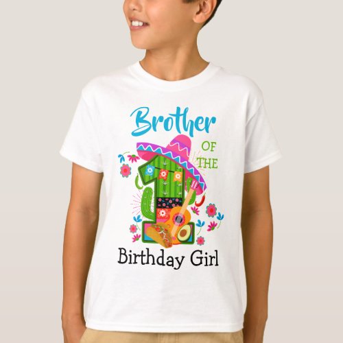 Brother of the first birthday fiesta  Mexico T_Shirt