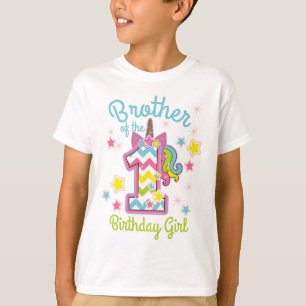 Brother of the First birthday Unicorn T-Shirt