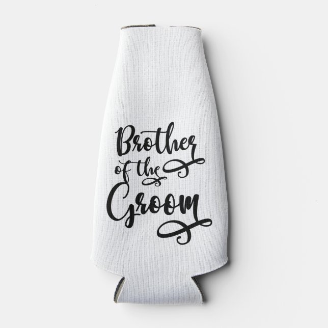 Brother of the Groom Bottle Cooler (Front)