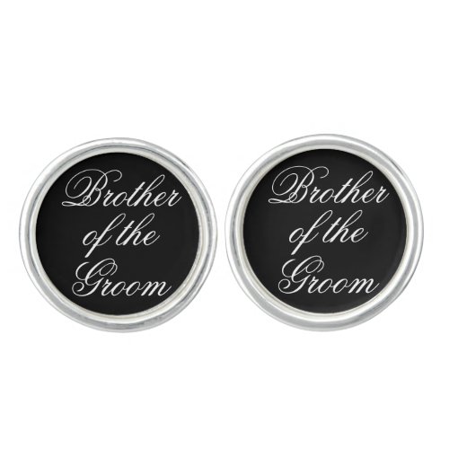 Brother of the Groom Gift Wedding Party Cufflinks