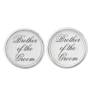 Brother of the Groom Gift Wedding Party Cufflinks