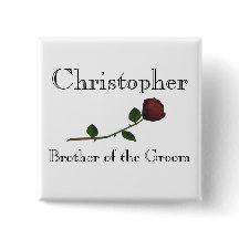 "Brother of the Groom" - Red Long Stemmed Rose [a]