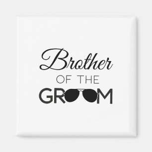 Brother Of The Groom Wedding Party Marriage Magnet