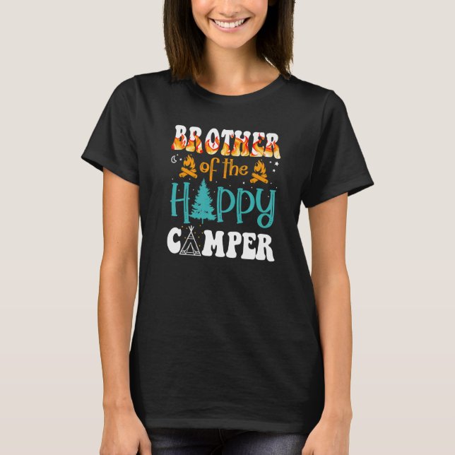Brother Of The Happy Camp  Family Camping Trip Vac T-Shirt (Front)