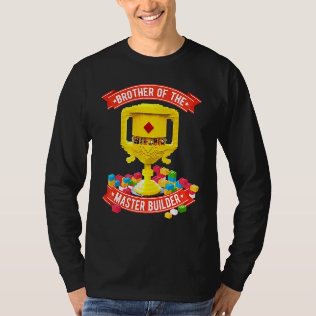 Brother Of The Master Builder Building Block Famil T-Shirt (Front)