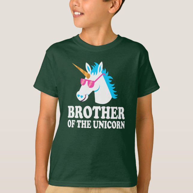 Brother Of The Unicorn Boy Gift T-Shirt (Front)