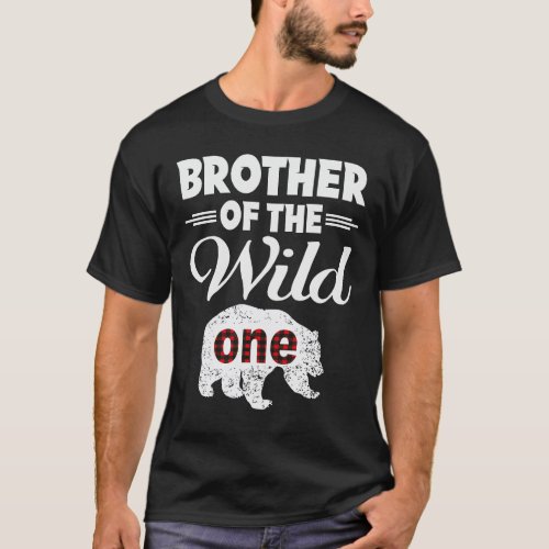 Brother Of The Wild One 1st Birthday Party  T_Shirt