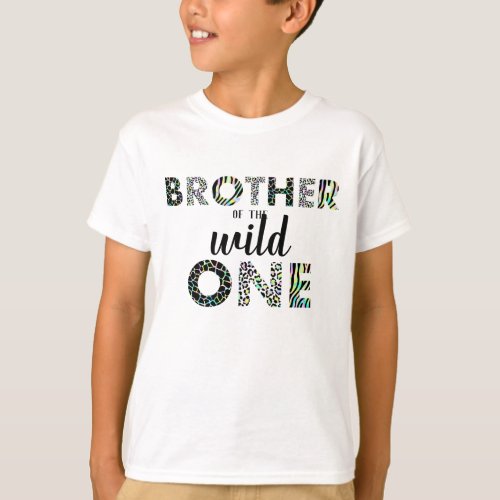 Brother of the Wild ONE Birthday t_shirt 