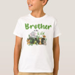 Brother of the Wild One Jungle Safari Zoo Animals T-Shirt