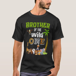 Brother Of The Wild One Zoo Themed 1st Birthday Pa T-Shirt