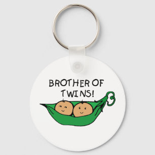 Brother of Twins Pod Keychain