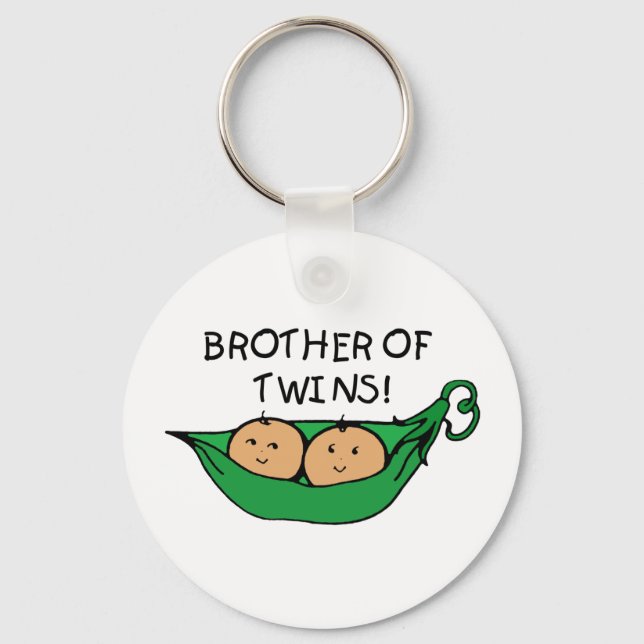 Brother of Twins Pod Keychain (Front)