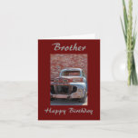 Brother Old Rusty Truck Birthday Greeting Card<br><div class="desc">This rusty truck would be great for a night to dad,  brother uncle...  Add your special message to this and make it personal.</div>
