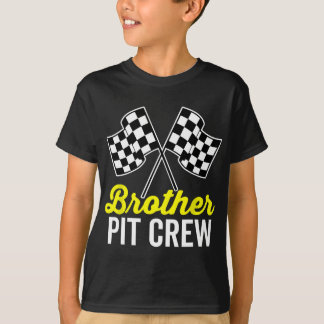 Brother Pit Crew for Racing Party Costume Dark T-Shirt