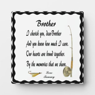 BROTHER-PLAQUE PLAQUE