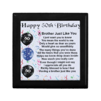 Brother 50th Birthday Gifts on Zazzle