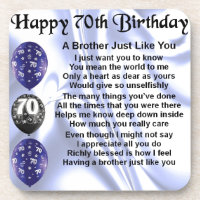 Brother Poem 70th Birthday