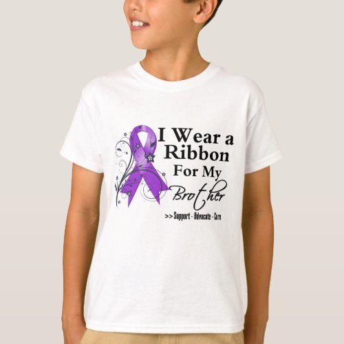 Brother Purple Ribbon _ Pancreatic Cancer T_Shirt